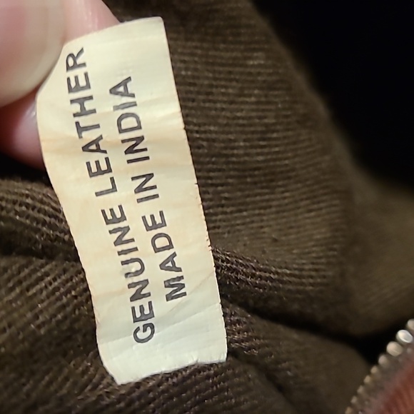 Vilenca Holland Brown Leather Woven Shoulder Bag Boho Bohemian Purse Soft - Picture 12 of 16